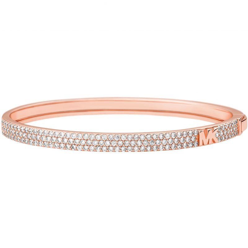 Michael kors rose gold beaded bracelet on sale