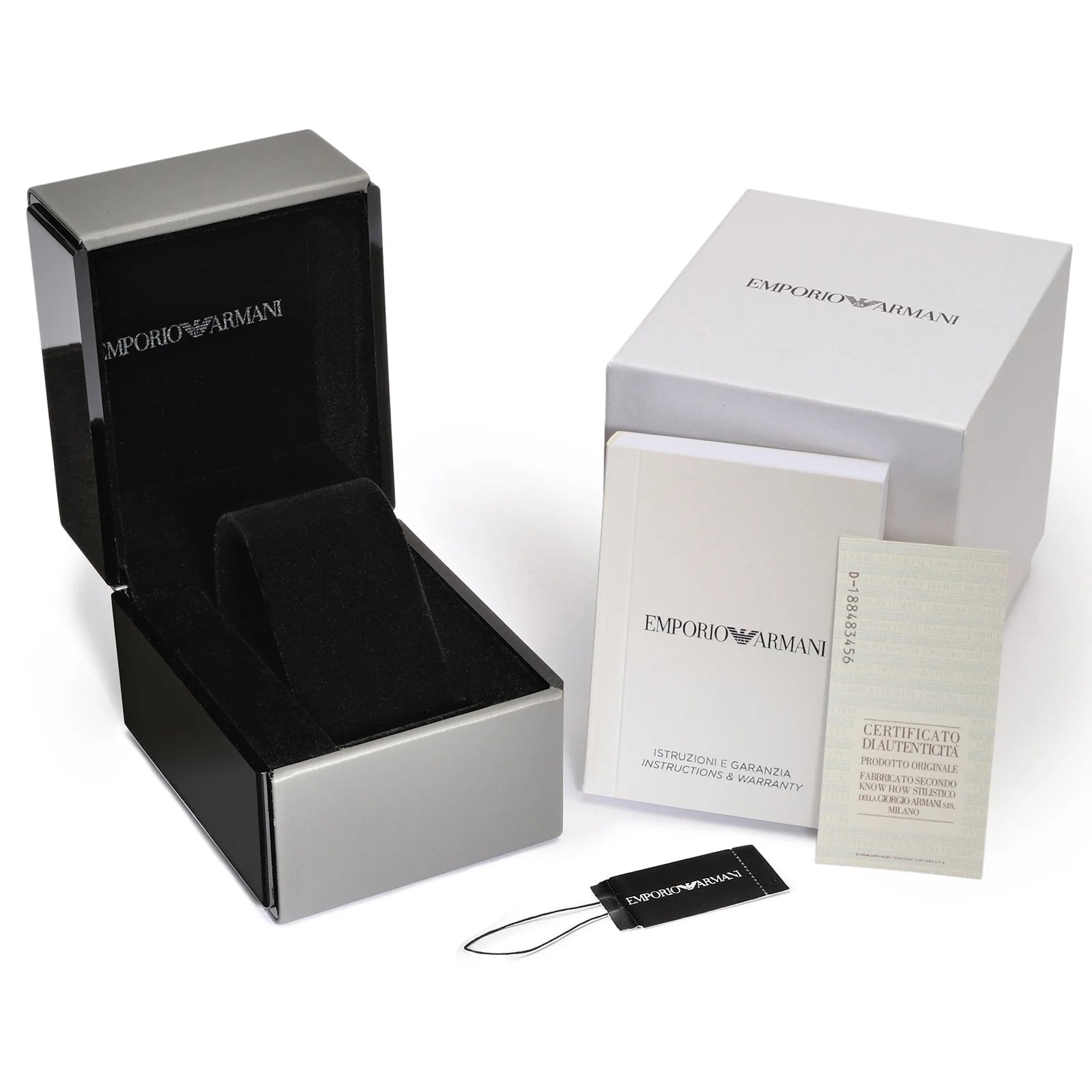 Emporio armani 2025 watch box