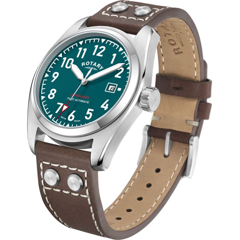 Rotary gents pilot on sale watch